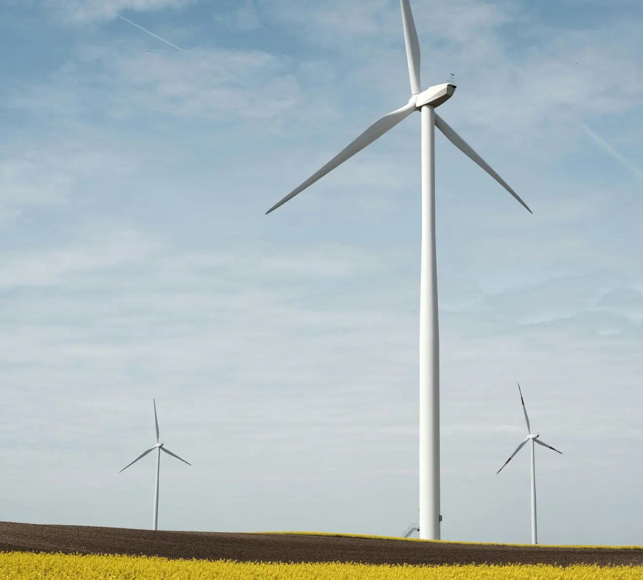 alt: Renewable energy infrastructure with sustainable power generation systems